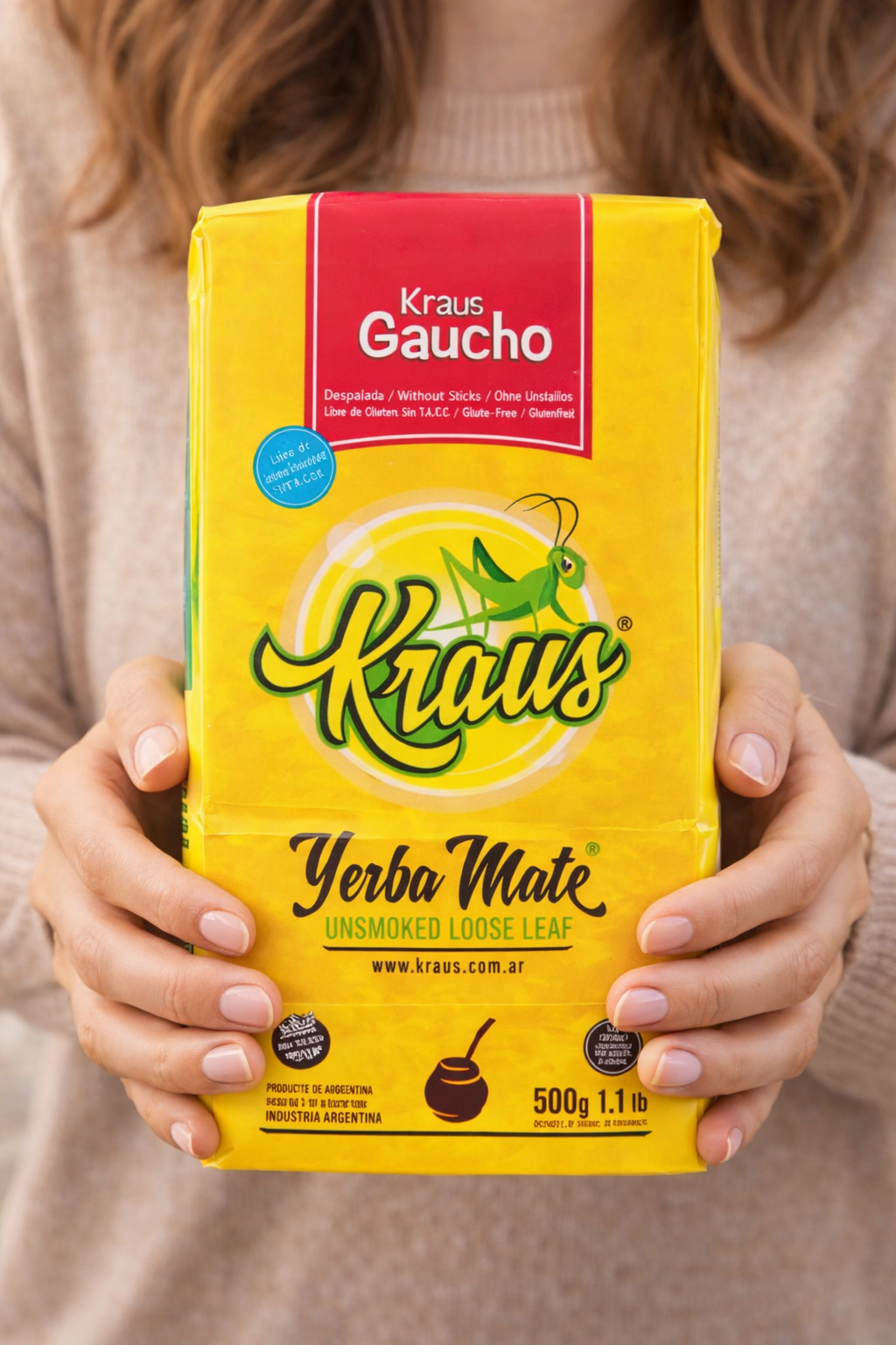 Kraus Yerba Mate -Powerful- Organic (1.1 lb)