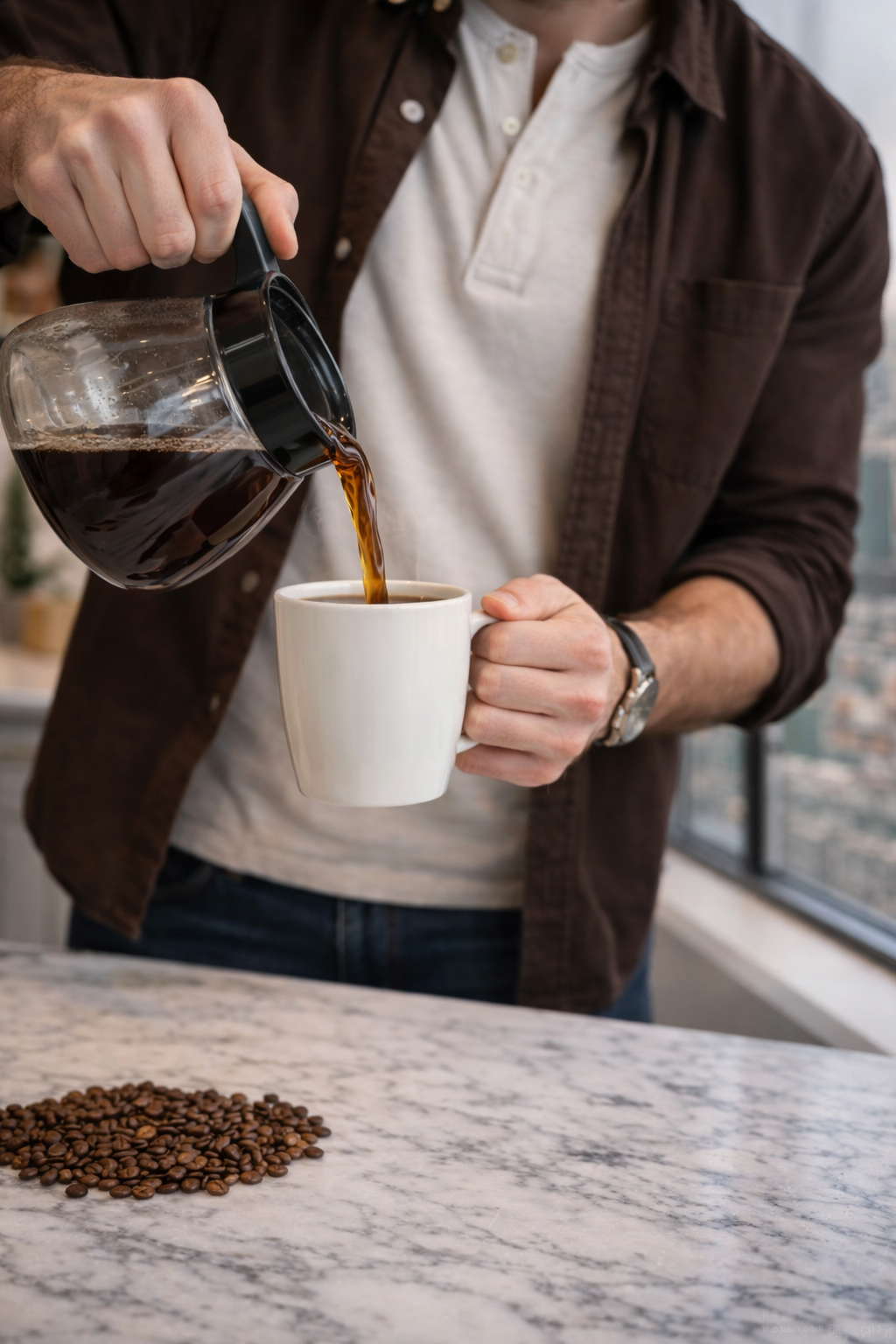 Premium Coffee.Freshly Roasted Whole Beans (16oz & 12oz- 100% Arabica Blend)